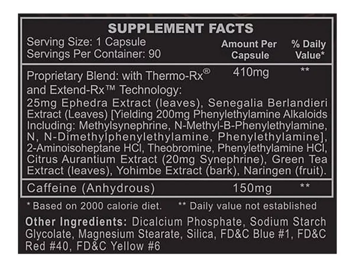 Black Widow 90 Cápsulas | Hi-Tech Pharmaceuticals - Imagem 2