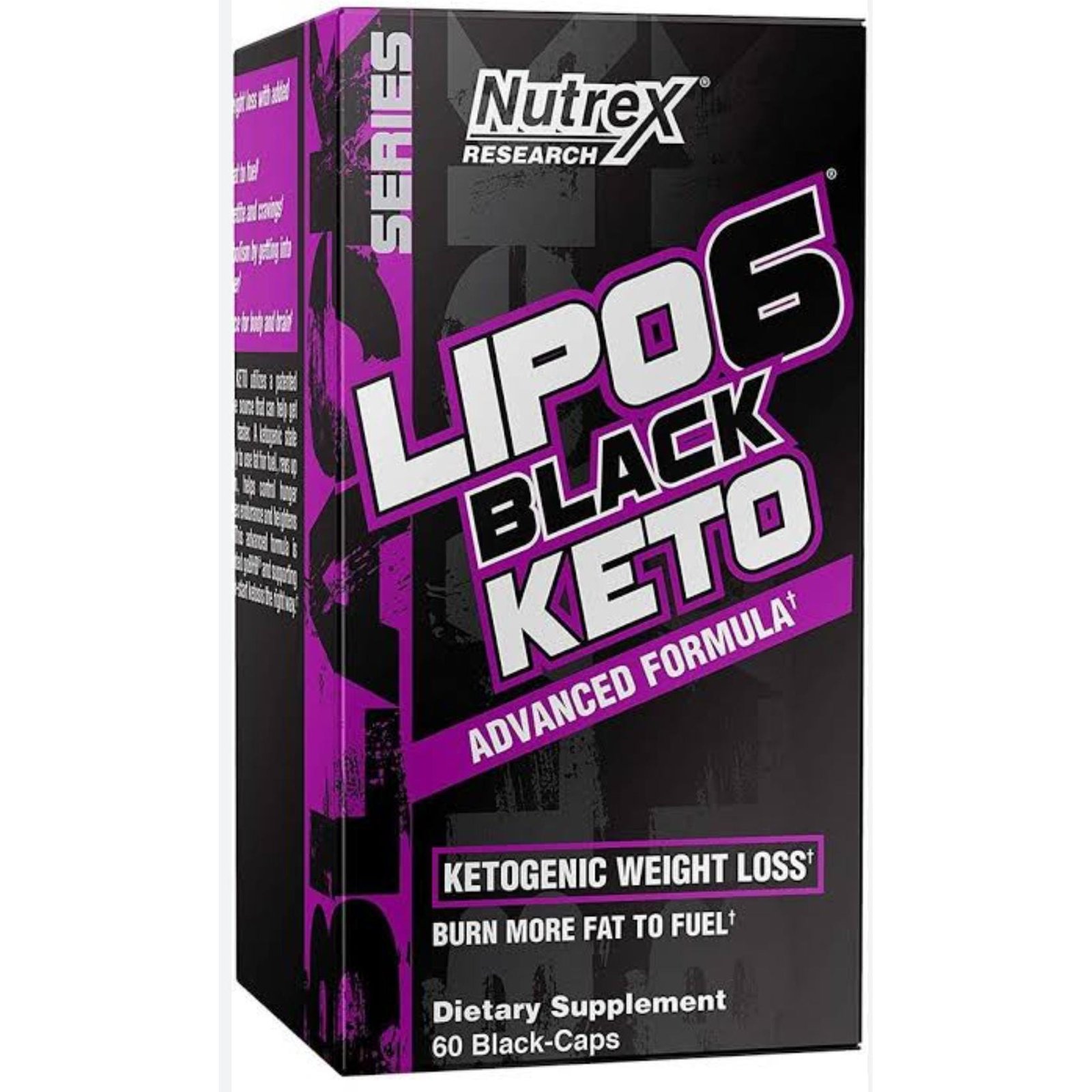 Nutrex Lipo 6 Black Keto 60 Cápsulas