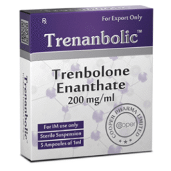 Cooper Pharma Trenanbolic Trenbolona Enantato 200mg/ml 5 Ampolas 1ml