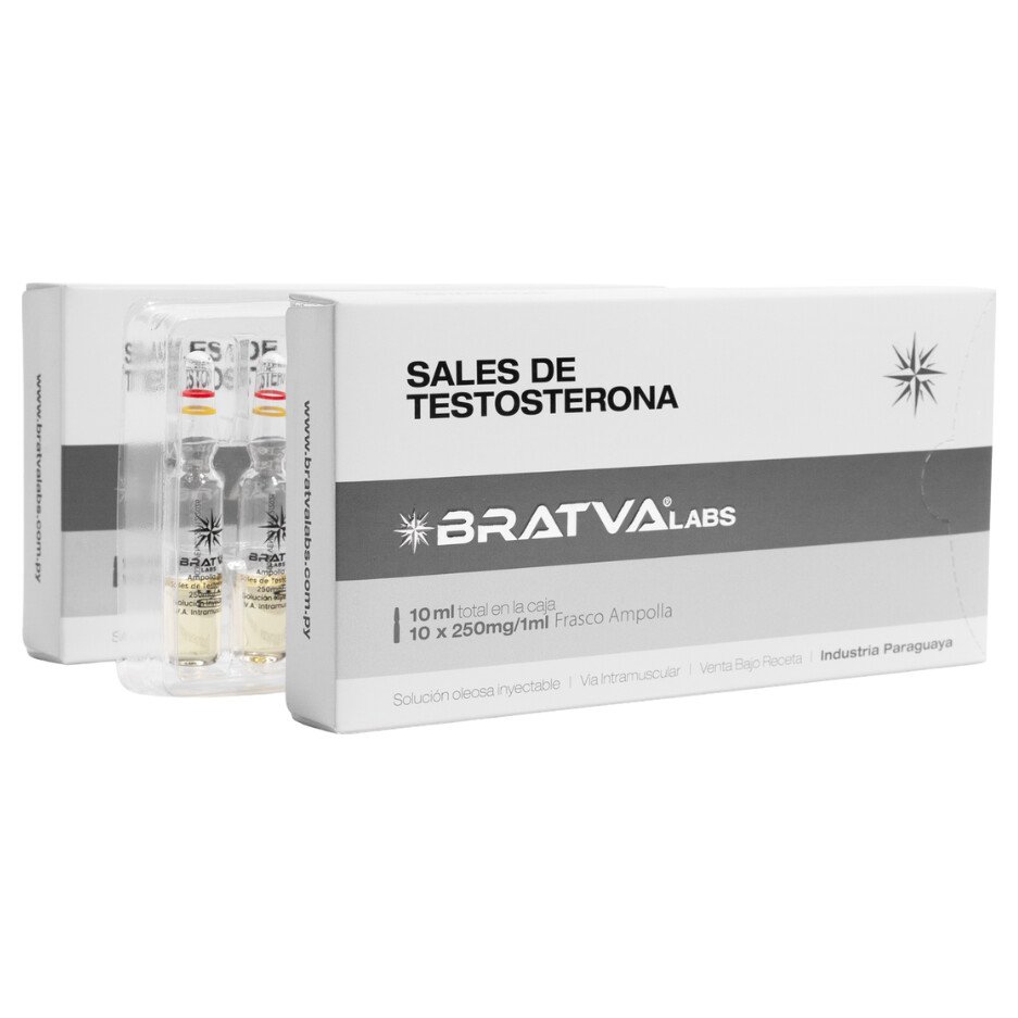 BratvaLabs Sales de Testosterona 250mg/ml ampollas 1ml