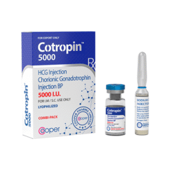 Cooper Pharma Cotropin HCG Injection Chorionic Gonadotrophin 5000IU
