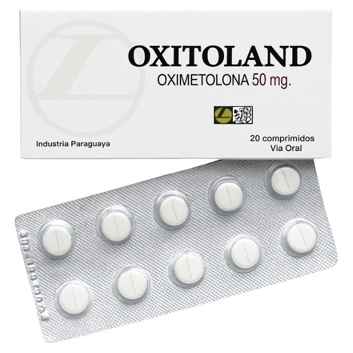 Landerlan Oxitoland Oximetolona 50mg 20 Comprimidos Hemogenin