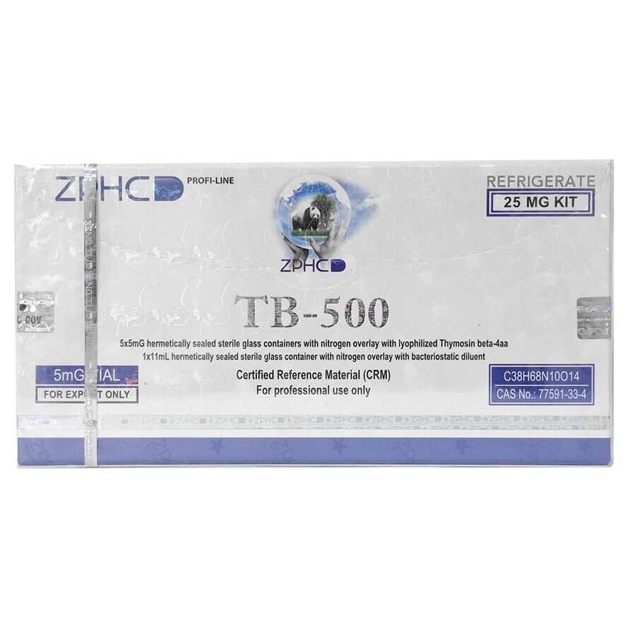 ZPHC TB-500 5mg | KIT 5 ampollas de 5mg Total 25mg