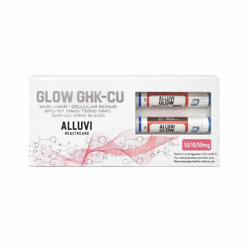 Alluvi Glow GHK-cu 50mg + TB-500 10mg + BPC-157 10mg caneta