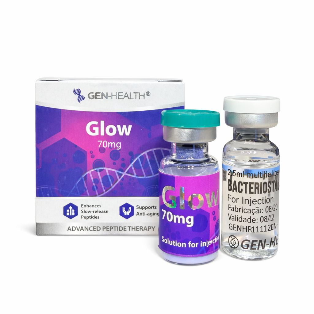 Gen-Health Glow 70mg GHK-cu 50mg + TB-500 10mg + BPC-157 10mg