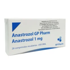 Anastrozol GP Pharm 1mg 28 Comprimidos