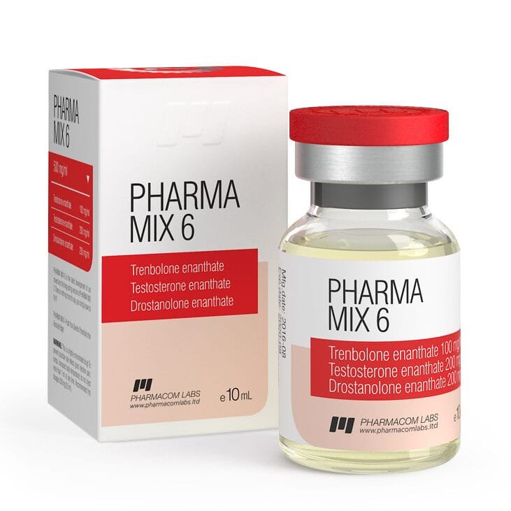 Pharmacom Pharma Mix 6 10ml | Trenbolona Enantato Testosterona Enantato Drostanolona Masteron Enantato