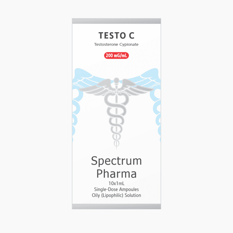 Spectrum Pharma TestoC Cipionato de Testosterona 200mg/ml