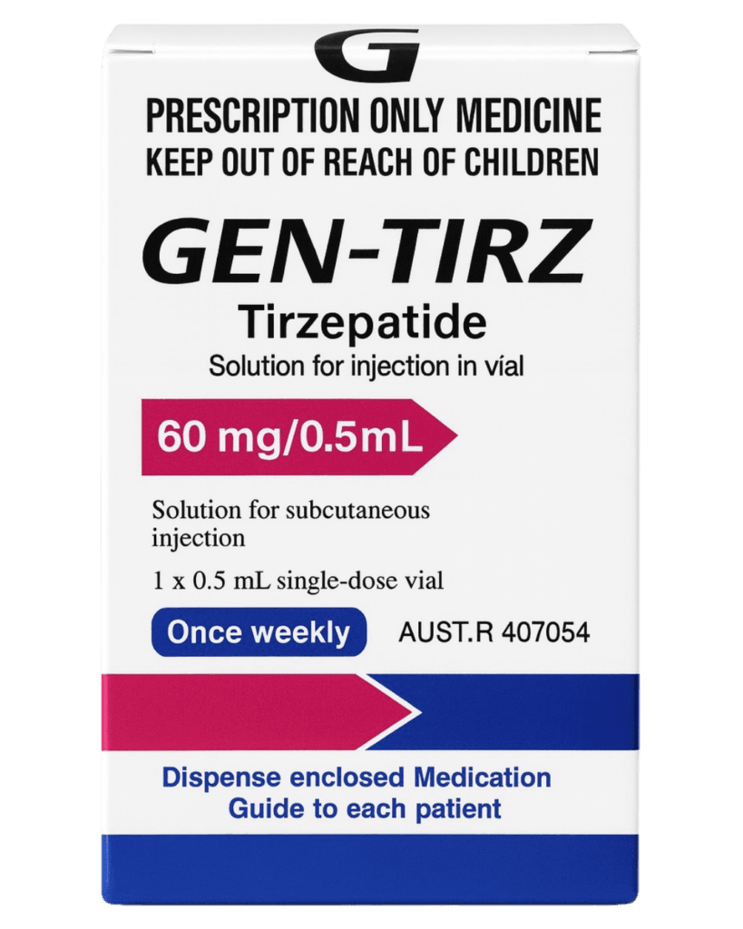 GEN-TIRZ Tirzepatida 60mg 0,5mL 01 dosi
