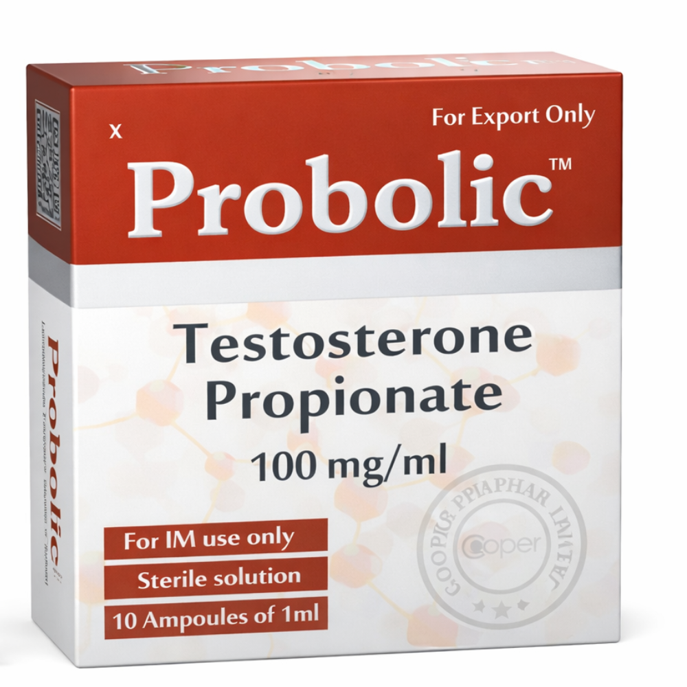 Cooper Pharma Probolic Testosterone Propionate 100mg/ml 10 Ampolas | Testosterona Propionato