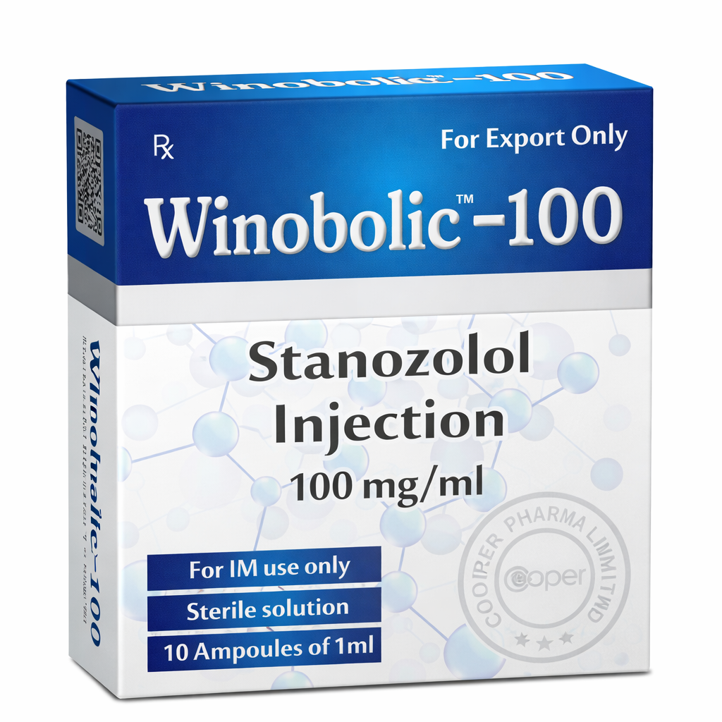 Cooper Pharma Winobolic-100 Stanozolol Injection 100mg 10 Ampolas | Stano