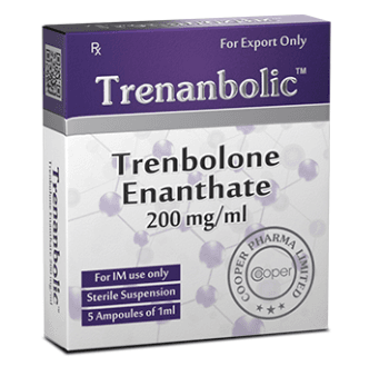 Cooper Pharma Trenanbolic Trenbolona Enantato 200mg/ml 5 Ampolas 1ml