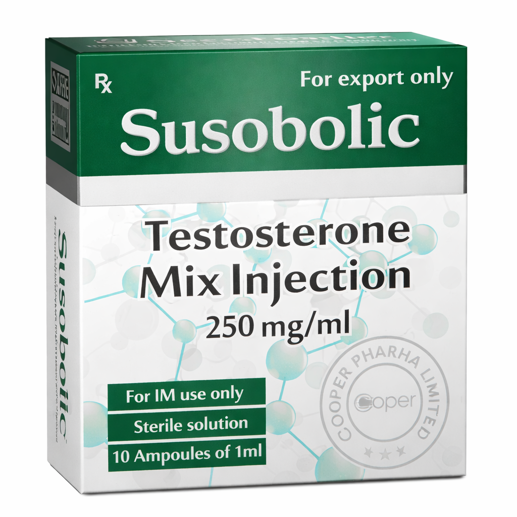 Cooper Pharma Susobolic Testosterona 250mg 1ml x 10 Ampolas | Durateston