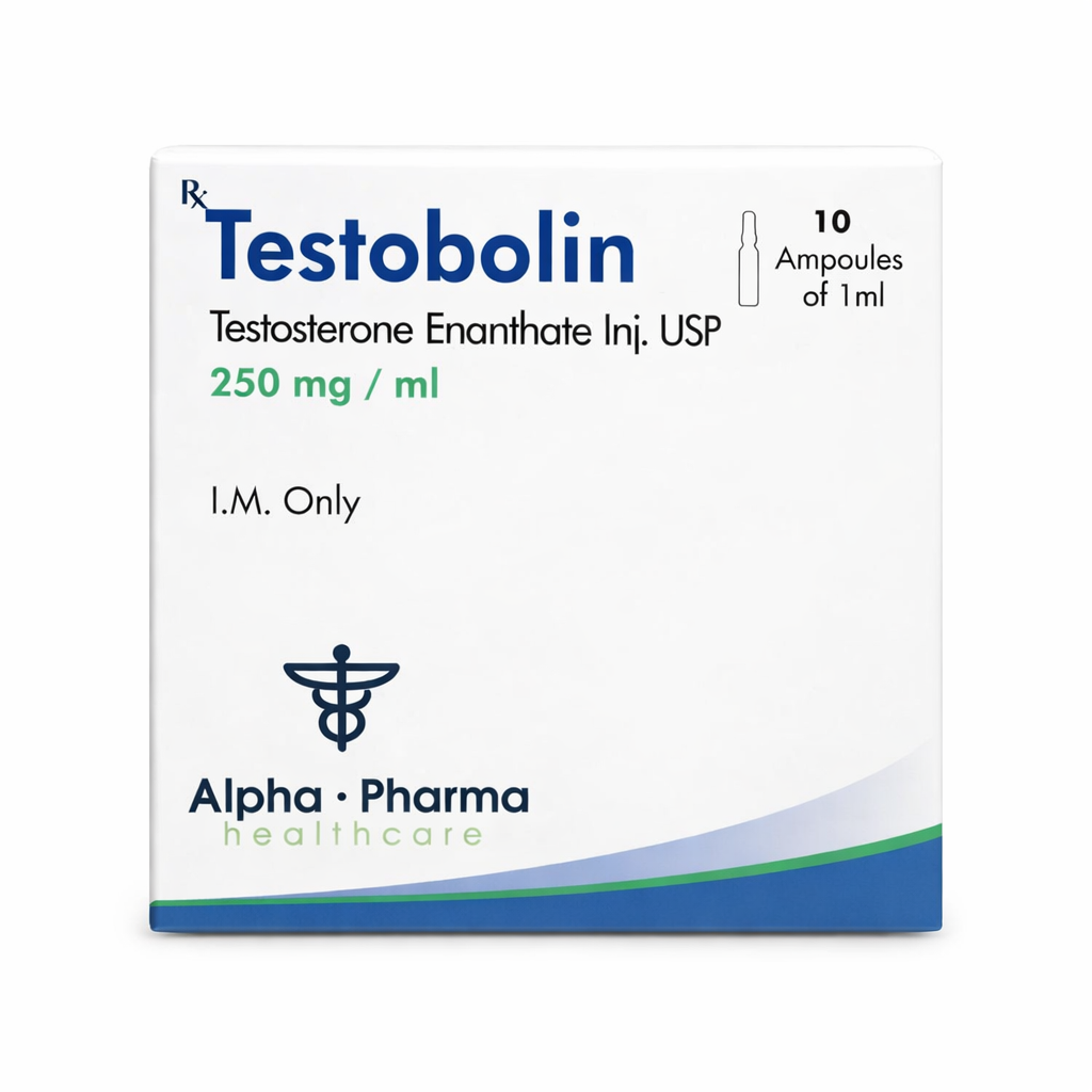 Alpha Pharma Testobolin 250mg/ml 10 ampolas de 1ml Enantato de Testosterona