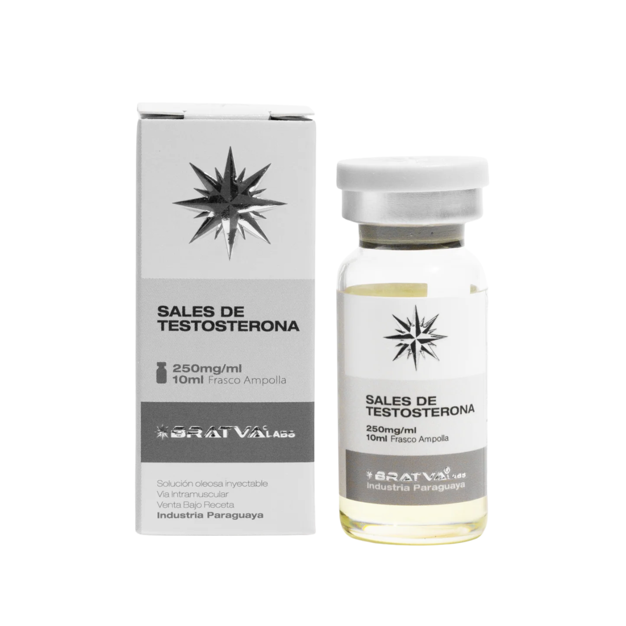 Bratva Durateston Sales de Testosterona 250mg/ml Bujão de 10ml