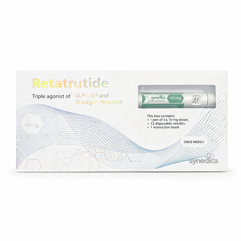Synedica Retatrutida 40mg Marcador Branco