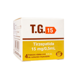 TG 15mg Tirzepatida 4 Ampolas