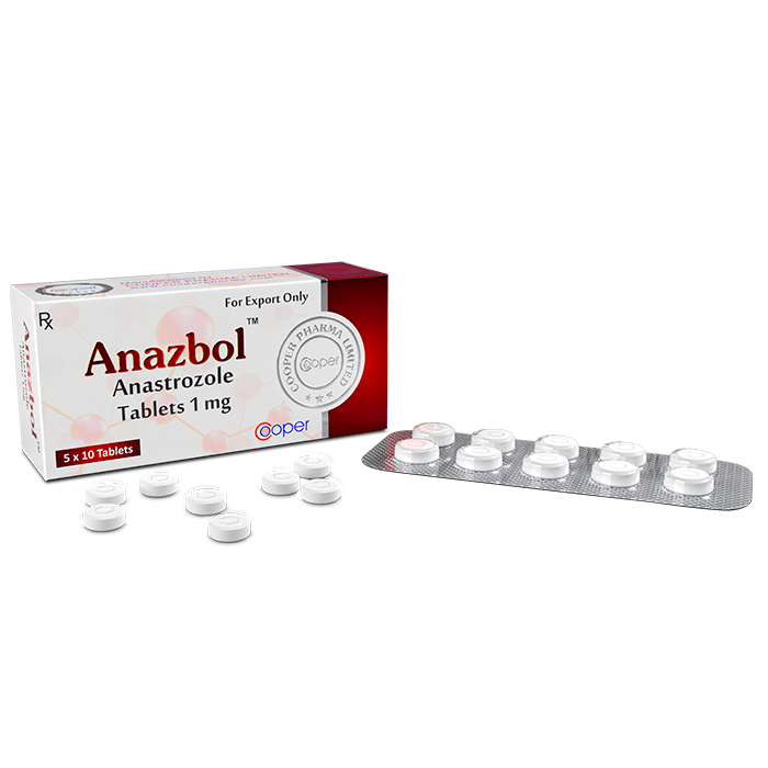 Cooper Pharma Anazbol Anastrozole 1mg 50 Tablets | Anastrozol