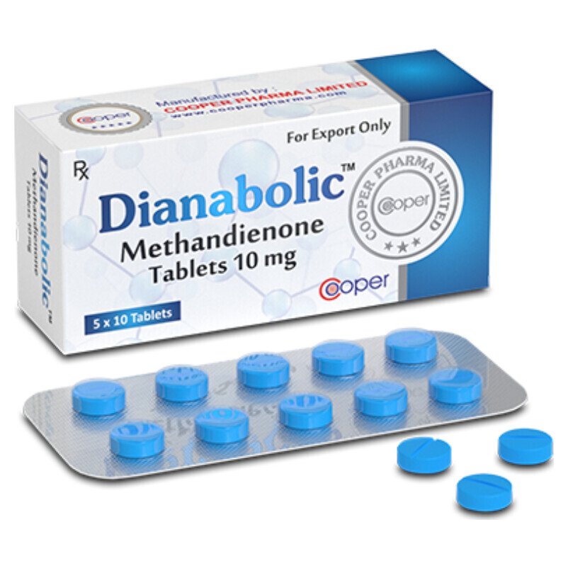 Cooper Pharma Dianabólica Metadienona 10mg 50 Comprimidos | Dianabol