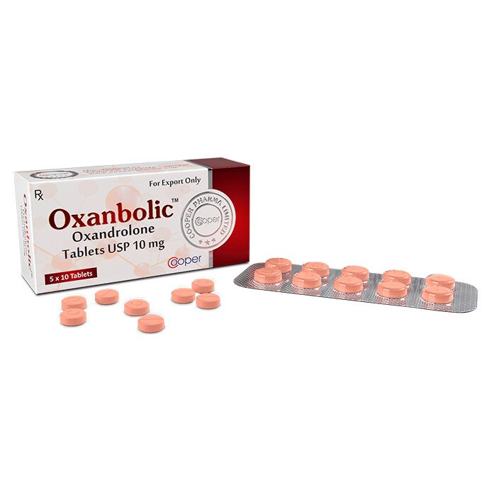 Cooper Pharma Oxandrolona Oxanbólica 10mg 50 Comprimidos