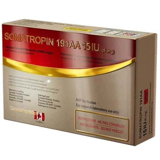 Canada Bio Labs Somatropin 191AA 15IU (GH 5 vials x 15IU - 75IU)