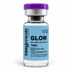 Biogenesis Peptídeo GLOW 70mg | GHK-CU 50mg + TB-500 10mg + BPC-157 10mg