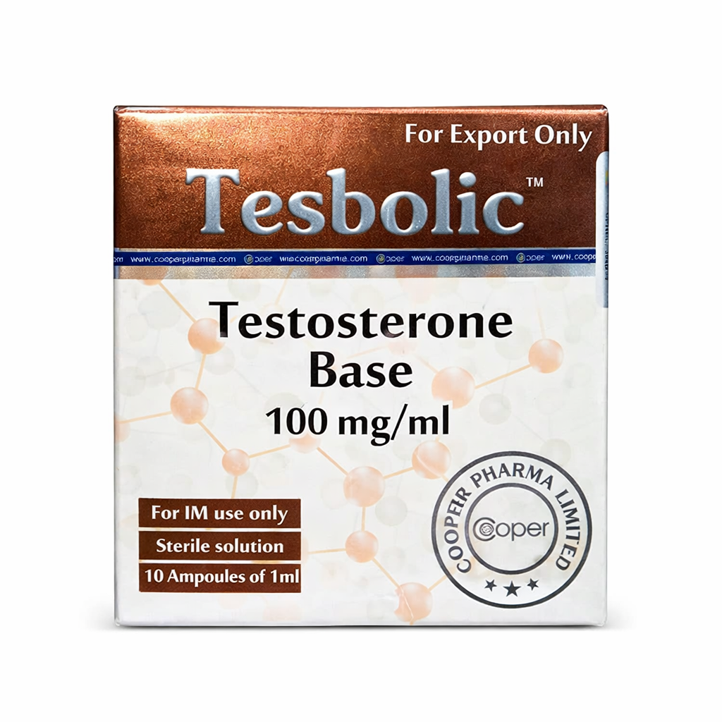 Cooper Pharma Tesbolic Testosterona Base 100mg