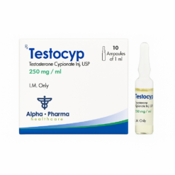 Alpha Pharma Testocyp Cipionato de Testosterona 250mg 10x1ml