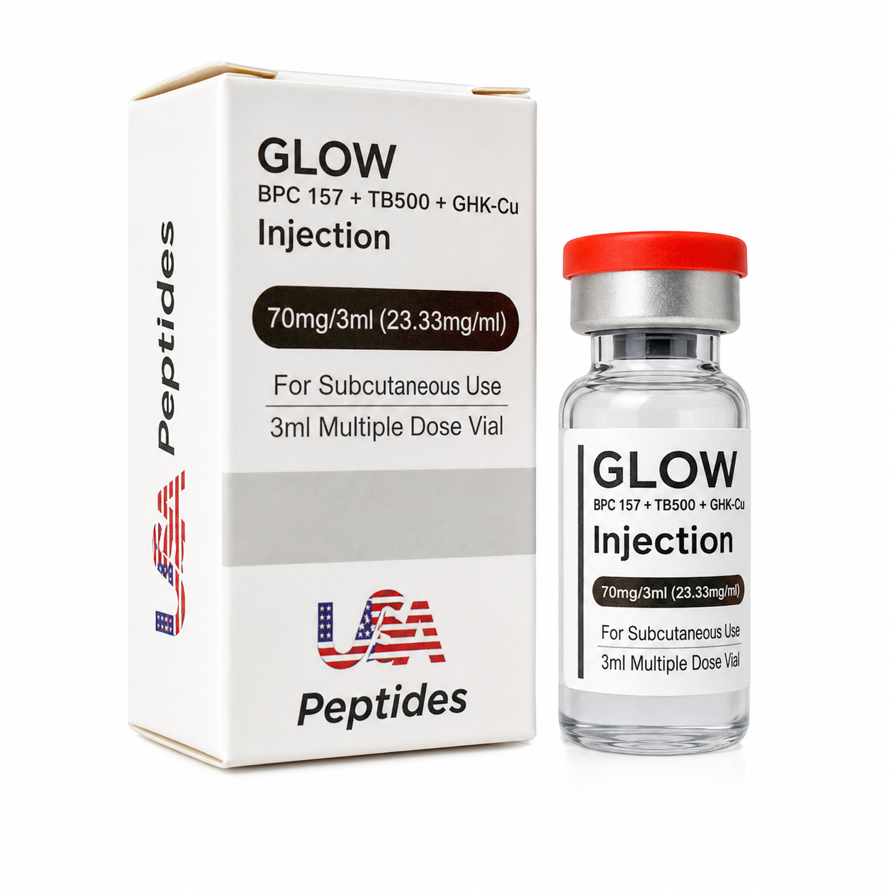 USA Peptides Glow Injection 70mg/3ml