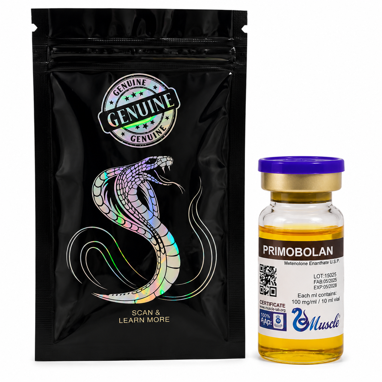 Enantato de Primobolan — Muscle Pharma Metenolone 100mg/mL
