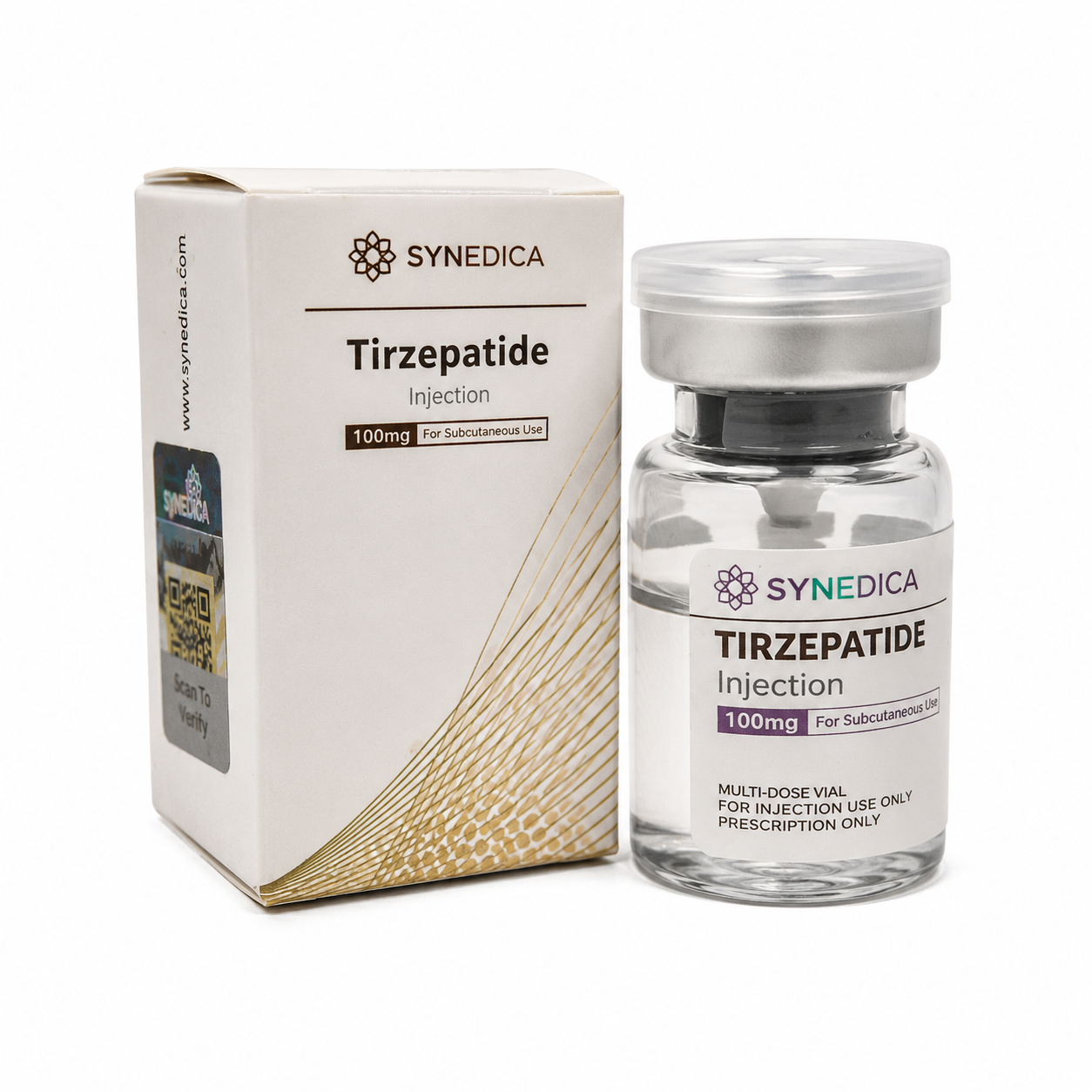 Tirzepatida — Synedica 100mg vial 5ml
